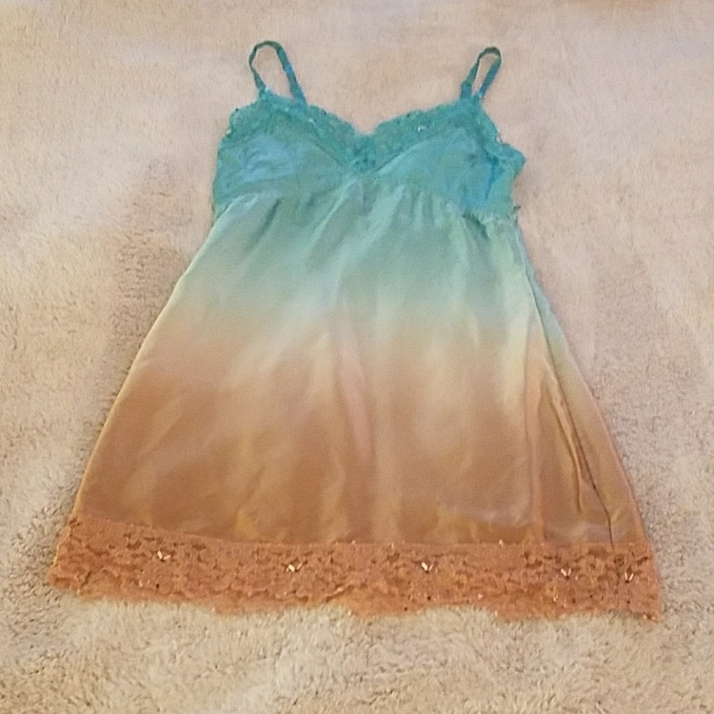 Moda International long silk cami